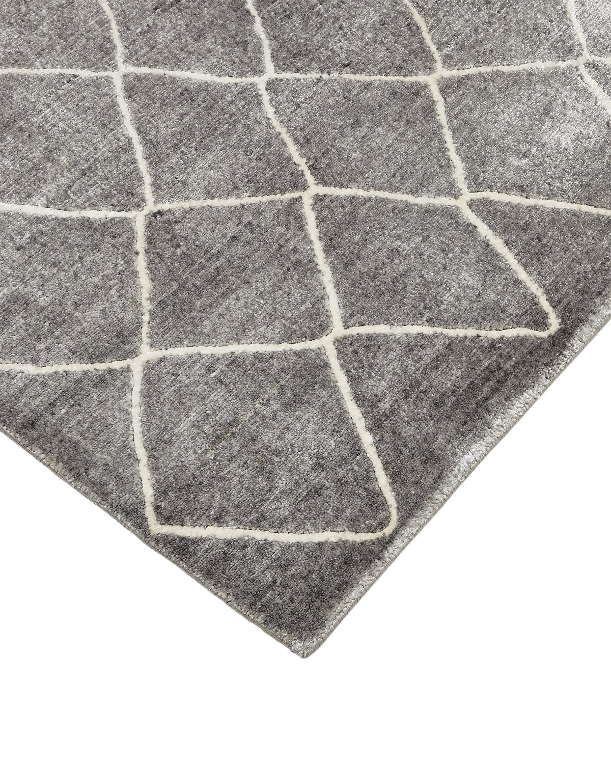 Moroccan, Hand Knotted Area Rug