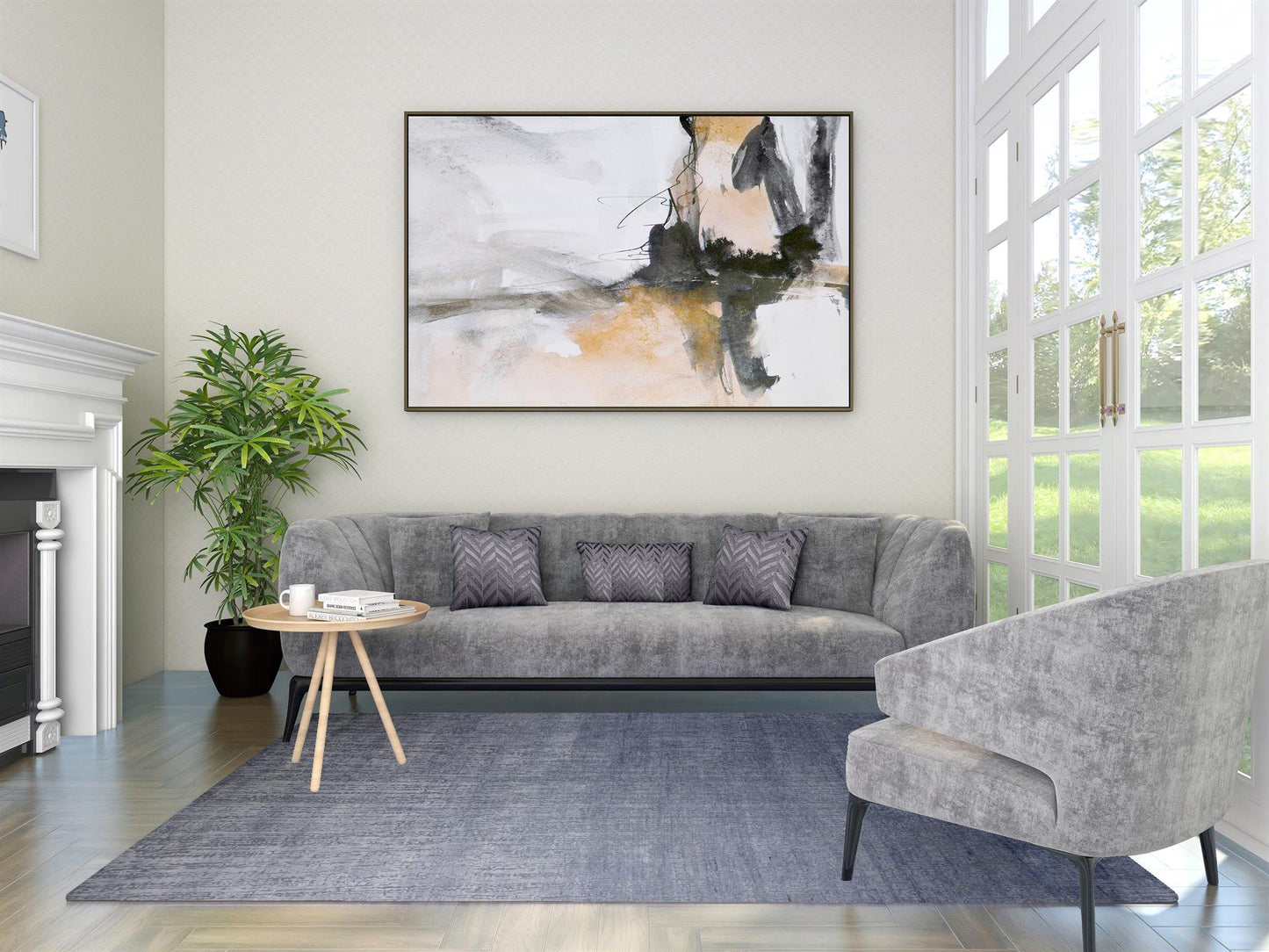 Mella, Hand Knotted Area Rug