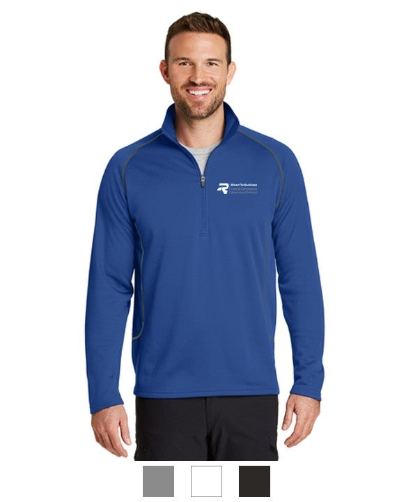 Ricart to Business - Eddie Bauer 1/2-Zip Base Layer Fleece - EB236