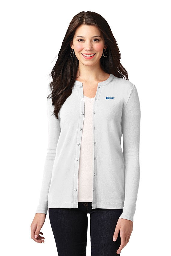 Ricart- Port Authority Ladies Concept Stretch Button-Front Cardigan LM1008
