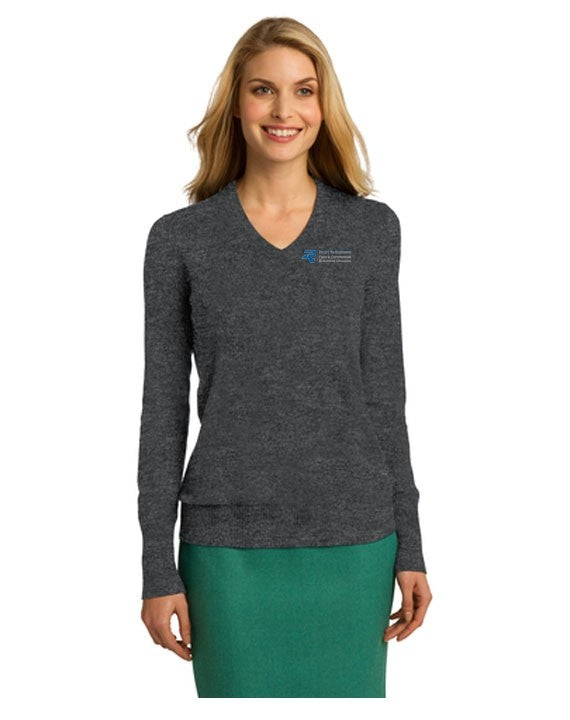 Ricart to Business - Port Authority Ladies V-Neck Sweater - LSW285